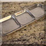 S11. Wilton Armatele 3-section platter. 20” x 6” - $15